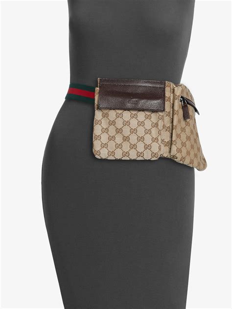 gucci belt bag canvas|genuine Gucci belt bag.